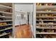 Spacious closet features custom shelving and storage for shoes at 520 Lafayette Blvd, Oldsmar, FL 34677