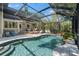Inviting pool area with lush landscaping at 520 Lafayette Blvd, Oldsmar, FL 34677