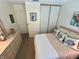 Bedroom with a closet, double bed and closet at 6410 Spring Flower Dr # 26, New Port Richey, FL 34653