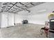 The garage is spacious, well-lit and has plenty of room for storage at 658 Siren Wind Ln, Clearwater, FL 33756