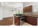 Kitchen with stainless steel appliances and eat in dining at 658 Siren Wind Ln, Clearwater, FL 33756
