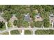 A lush, tree-filled property with an outlined perimeter boasts privacy and a tranquil setting, complete with swimming pools nearby at 7233 Royal Oak Dr, Spring Hill, FL 34607