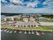Aerial view of waterfront condos with boat docks and ocean access to nearby beach community at 8210 Aquila St # 218, Port Richey, FL 34668
