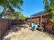Large backyard with wooden privacy fence, and lots of space for outdoor activities and enjoyment at 8600 N Briar Patch Dr, Port Richey, FL 34668