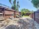 Spacious backyard with wooden privacy fence, lots of space for outdoor activities and enjoyment at 8600 N Briar Patch Dr, Port Richey, FL 34668