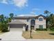 Charming two-story home with a large front yard, attached garage, and a classic mailbox adding to its curb appeal at 9007 49Th E Ave, Palmetto, FL 34221