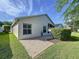 Relax on this brick-paved patio with views of the well-maintained backyard at 1006 Sweet Jasmine Dr, Trinity, FL 34655