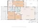 Home layout featuring spacious rooms, including a living room, kitchen, and bedrooms at 13618 Niti Dr, Hudson, FL 34669