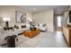 Beautiful living room with tile floors, stylish furniture, and bright light at 20334 Lou Angela Ln, Lutz, FL 33558