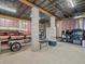 Unfinished basement with ample storage or workshop area, ready for customization at 3340 Oleander Dr, Hernando Beach, FL 34607