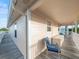 Covered deck with furnishings offering outdoor entertaining and lounging space at 3340 Oleander Dr, Hernando Beach, FL 34607