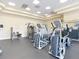 A modern gym with exercise machines, offering residents a convenient space for their fitness routines at 4207 Fishermans Lake Dr, Lutz, FL 33558