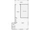 Spacious upper level floorplan showcasing the large living area, elevator and utility closet at 5040 Waterside Dr, Port Richey, FL 34668