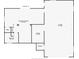 Basement floorplan featuring a recreational room, garage, bathroom, elevator and utility closet at 5040 Waterside Dr, Port Richey, FL 34668