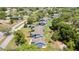 An aerial view of the charming community with mature trees and lush landscaping at 7644 St Andrews Blvd # 0, Weeki Wachee, FL 34613