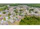 Sprawling residential community with houses and green landscaped yards at 7827 Starfire Way, New Port Richey, FL 34654