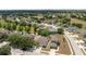 Neighborhood aerial view featuring well-maintained homes and landscaping in a suburban community at 9048 Southern Charm Cir, Brooksville, FL 34613
