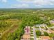 Aerial view of the home's location surrounded by lush greenery and nearby homes in the neighborhood at 10187 Holly Berry Dr, Weeki Wachee, FL 34613