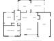 Detailed floor plan illustrating the layout and dimensions of the home's interior at 12407 Gunstock Ln, Hudson, FL 34667