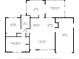 Detailed floor plan illustrating the layout and dimensions of the home's interior at 12407 Gunstock Ln, Hudson, FL 34667