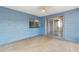View of screened patio with easy indoor-outdoor transition at 12407 Gunstock Ln, Hudson, FL 34667