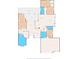 Layout of the home featuring kitchen, living room, bedrooms, bathrooms, and garage at 14163 Andrew Scott Rd, Spring Hill, FL 34609