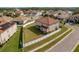 Aerial view of the home, showcasing its lot size and community at 19082 Umberland Pl, Land O Lakes, FL 34638