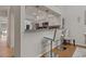 Modern kitchen featuring an eat-in bar area with stools at 2026 Golfview Dr # 2026, Tarpon Springs, FL 34689
