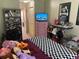 Comfortable bedroom with a cozy bed, offering a personal space for relaxation and rest at 2850 Westmoreland Ct, New Port Richey, FL 34655