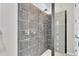 Contemporary tile shower with glass door at 3056 Abrams Trl, Odessa, FL 33556