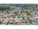 Wide aerial perspective of a residential community with lush greenery and diverse housing options at 3534 Cockatoo Dr, New Port Richey, FL 34652