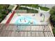 Community splash pad area with colorful water features, ideal for Gathering fun at 4188 Barbour Trl, Odessa, FL 33556