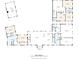 Detailed floor plan showcasing the layout and dimensions of this spacious home with multiple bedrooms and Gathering rooms at 4541 School Rd, Land O Lakes, FL 34638
