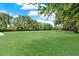 Expansive green lawn provides ample space for outdoor activities and recreation at 4541 School Rd, Land O Lakes, FL 34638