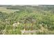 Aerial view of property boundaries, showcasing a lush wooded area with potential building sites along the main road at 5113 Cedar Ln, Brooksville, FL 34601