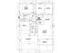 Detailed floor plan showcasing the layout with dimensions for the bedrooms, kitchen, living room, lanai, garage, and porch at 7583 St Andrews Blvd, Weeki Wachee, FL 34613