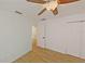 Bedroom with wood floors, a ceiling fan and closet at 1219 Aladdin Rd, Spring Hill, FL 34609