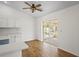 Eat-in kitchen with sliding glass doors leading to the outdoor patio and backyard at 1219 Aladdin Rd, Spring Hill, FL 34609