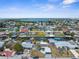 A scenic aerial view of the waterfront community, showcasing its idyllic location and canal access at 13411 Lisa Dr, Hudson, FL 34667