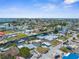 Breathtaking aerial view of the property surrounded by canals and the Gulf at 13411 Lisa Dr, Hudson, FL 34667