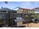 Stainless steel BBQ grill in the backyard of this charming home at 13411 Lisa Dr, Hudson, FL 34667