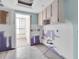 Kitchen is ready for remodel with new cabinets, flooring, and countertops at 1847 Shore S Dr # 203, South Pasadena, FL 33707