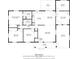 Detailed floor plan showing layout and dimensions of the entire house and each room at 18838 Rosephil St, Spring Hill, FL 34610
