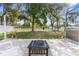 Charming backyard with a cozy fire pit area, perfect for outdoor gatherings and relaxation at 2192 Meredith Dr, Spring Hill, FL 34608