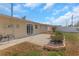 Backyard featuring a garden area, patio, and ample space for relaxation and entertainment at 4932 Gaslight Ave, Holiday, FL 34690