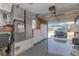 The garage features ample storage space and direct access to the outdoors at 4932 Gaslight Ave, Holiday, FL 34690