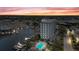 Stunning condominium complex overlooking a marina with pool and beautiful sunset views at 4939 Floramar Ter # 902, New Port Richey, FL 34652