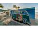 Unique beach mural of a vintage van adding an artistic touch to the seaside landscape at 5008 Forecastle Dr, New Port Richey, FL 34652
