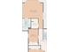 Floorplan showcasing the primary bedroom suite and a secondary bedroom at 5512 Tropic Dr, New Port Richey, FL 34653