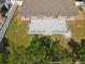 Aerial view of the home and deck at 6076 Shiprock Ave, Spring Hill, FL 34608